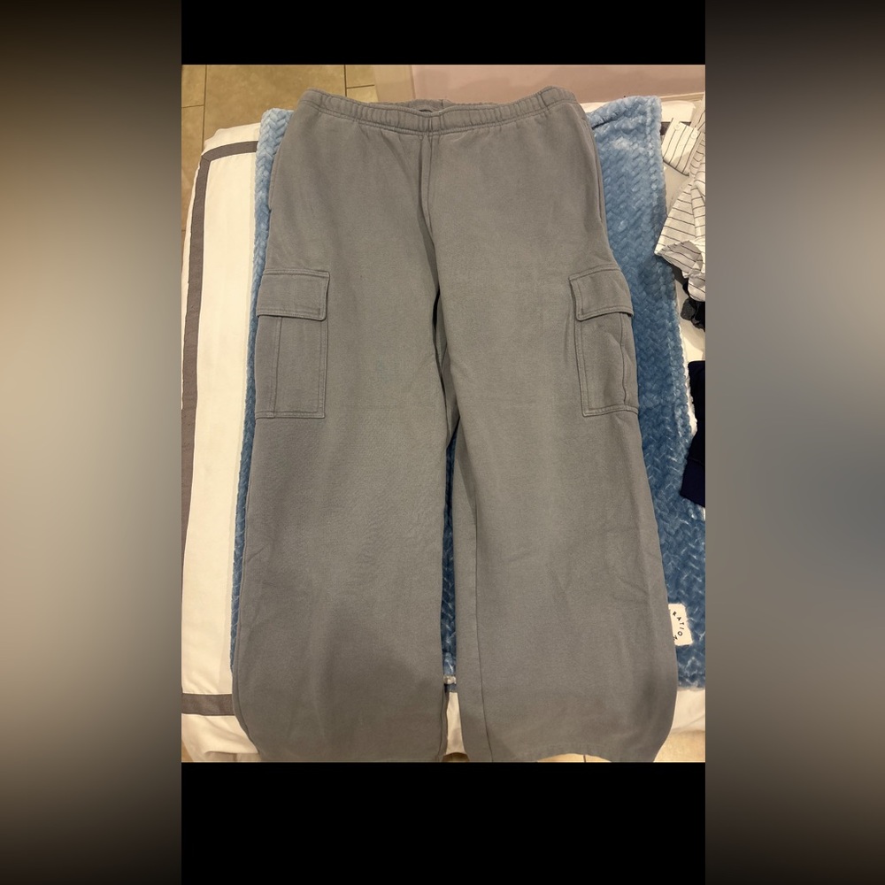 Gray Cargo Pants